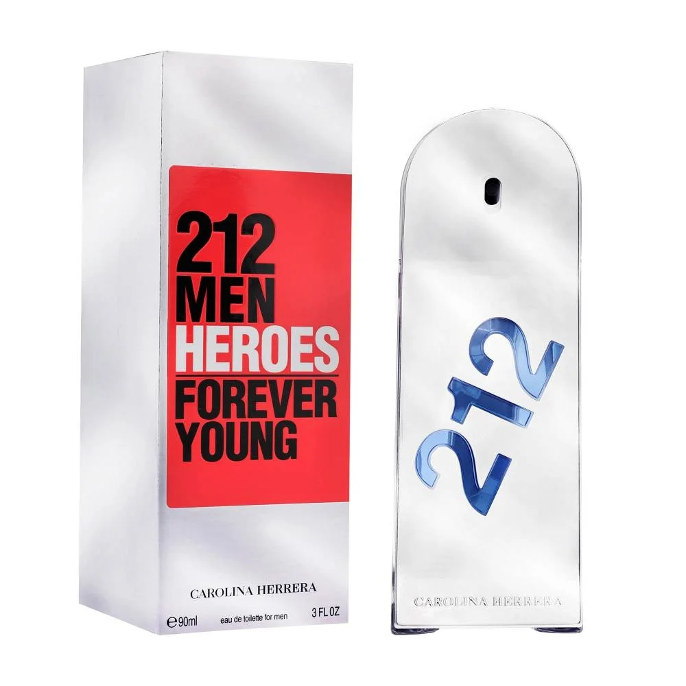 212 MEN HEROES 90ML EDT CAROLINA HERRERA  CABALLERO 