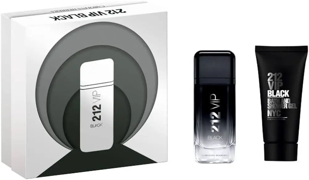 [8411061065167 8411061074886  8411061045725] 212 VIP BLACK SET 100ML EDP CAROLINA HERRERA CABALLERO 