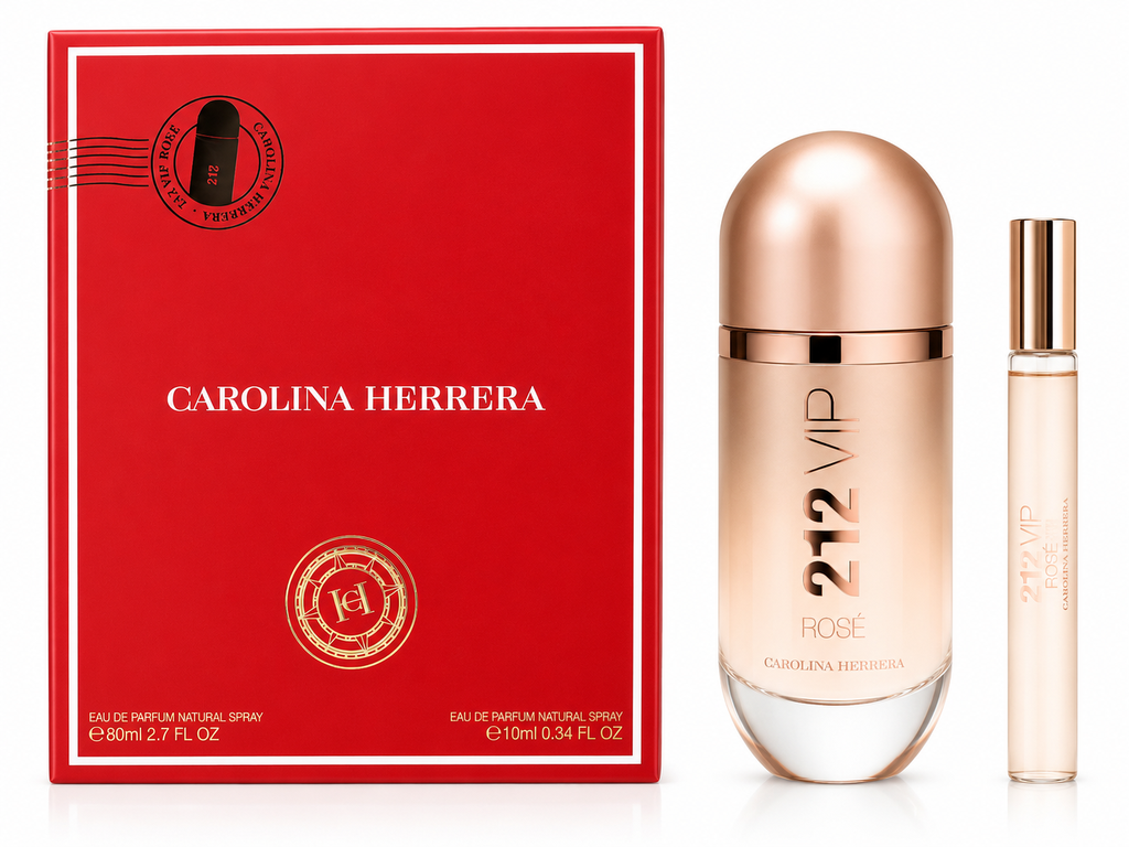[8411061028414 8411061021231 8411061092491] 212 VIP Rose Set EDP 80 ml Carolina Herrera Dama