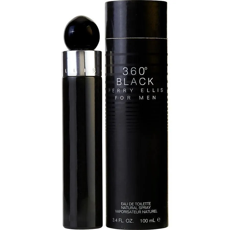 [844061000513] 360 Black 100 ml EDT Perry Ellis Caballero