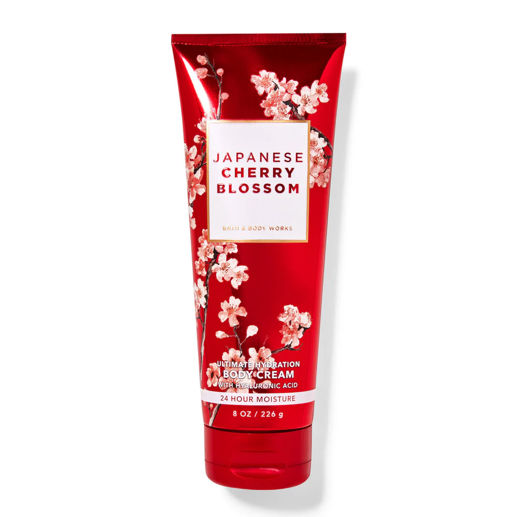 [667659326716 667556322682] Body Cream Japanese Cherry Blossom Bath & Body Works 226 g BBW