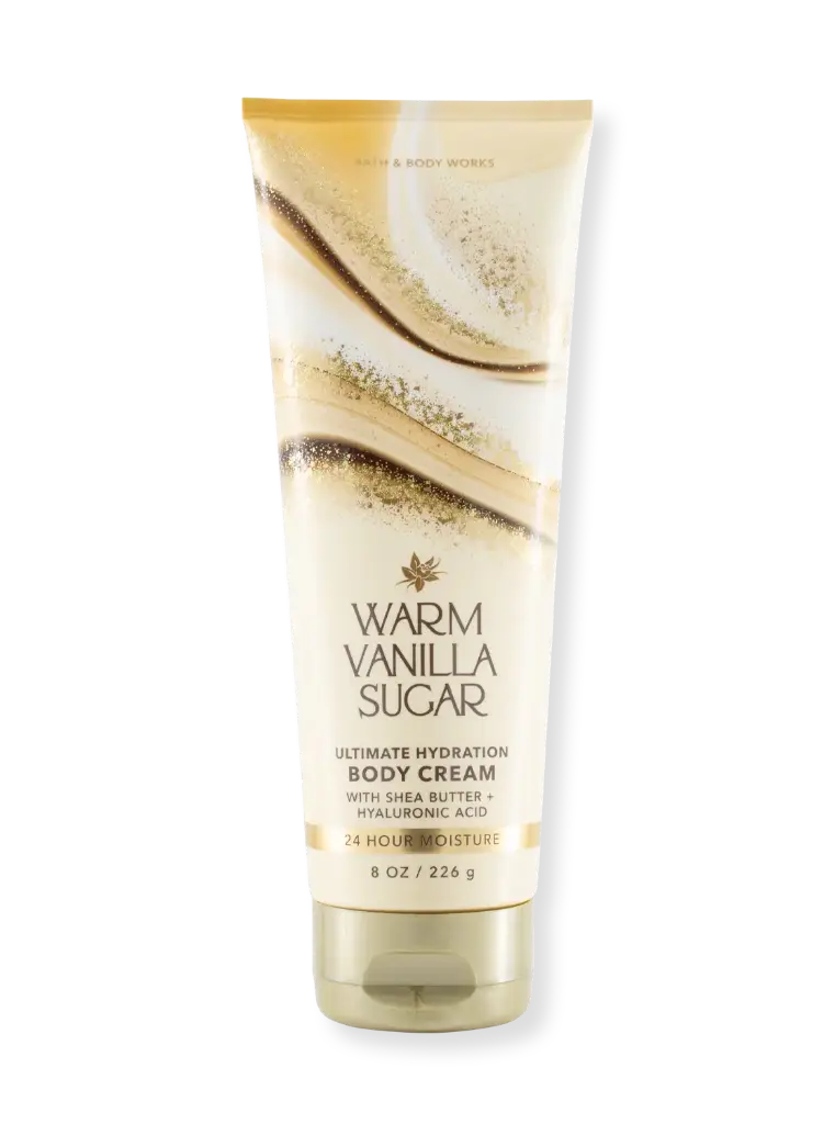 [667557061436 667558533994 667659346622] Body Cream Warm Vanilla Sugar Bath & Body Works 226 g BBW