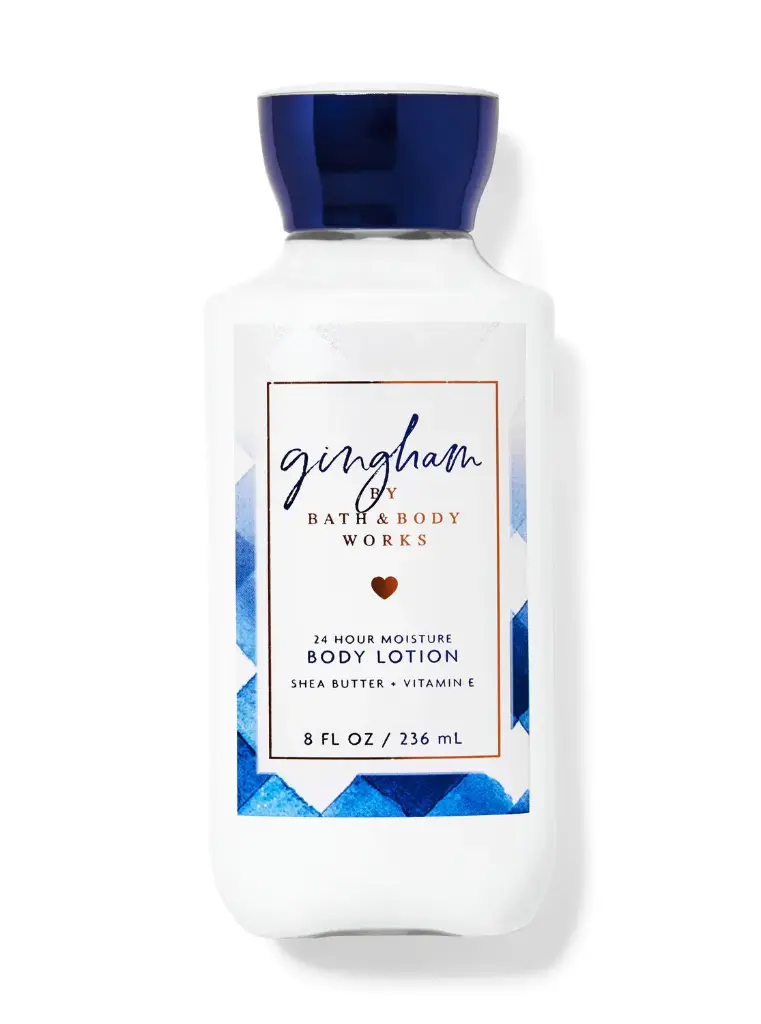 [667558216026 667559274407] Body Lotion Gingham Bath & Body Works 236 ml BBW