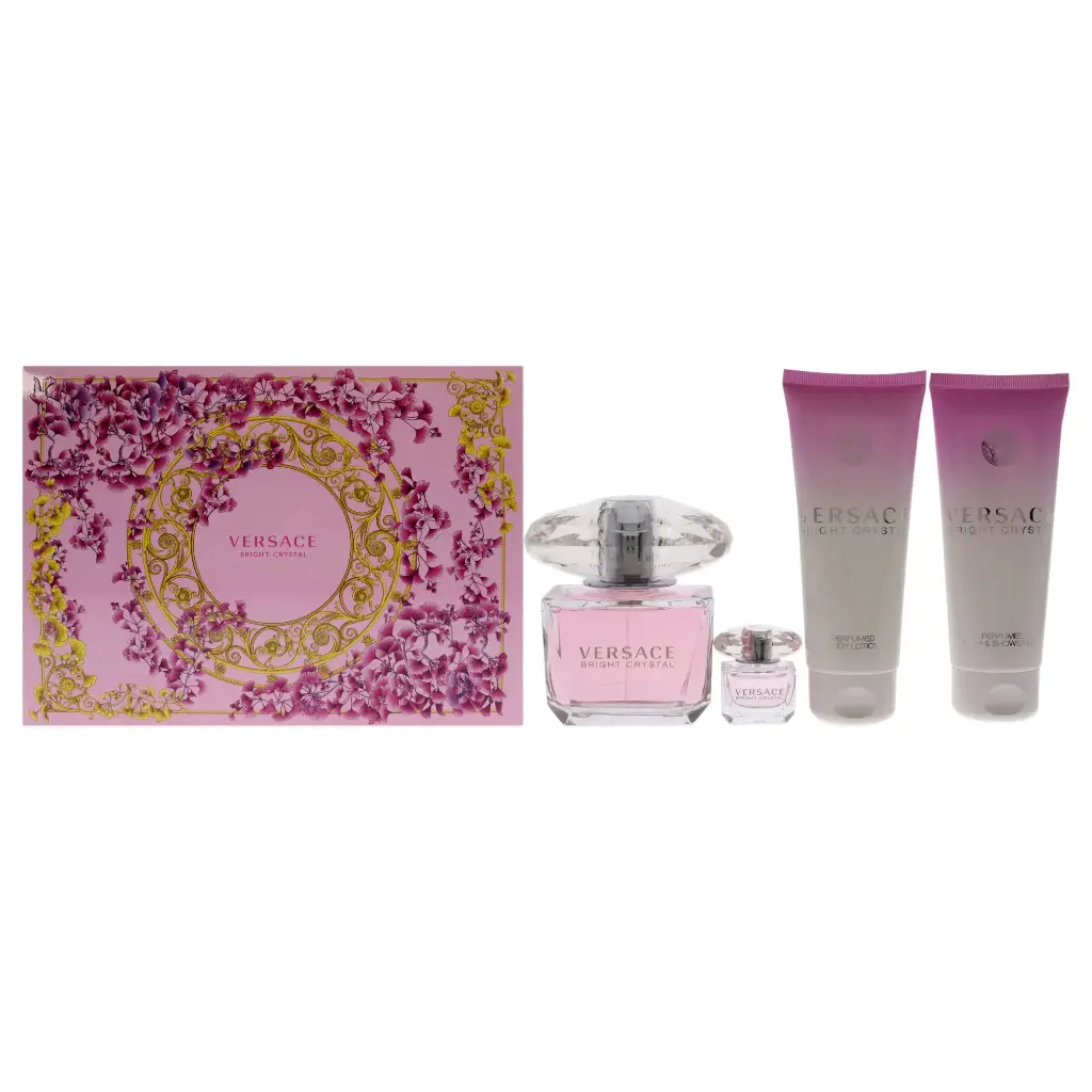 BRIGHT CRYSTAL SET 90ML EDT VERSACE DAMA