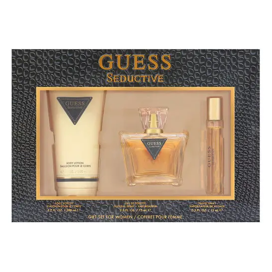 [085715329646 085715330239 085715325211 1157107697] GUESS SEDUCTIVE SET 75ML EDT GUESS DAMA