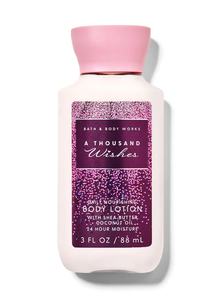 [667559294122 667558570722 667559294139] Mini Body Lotion a Thousand Wishes Bath & Body Works 88 ml BBW