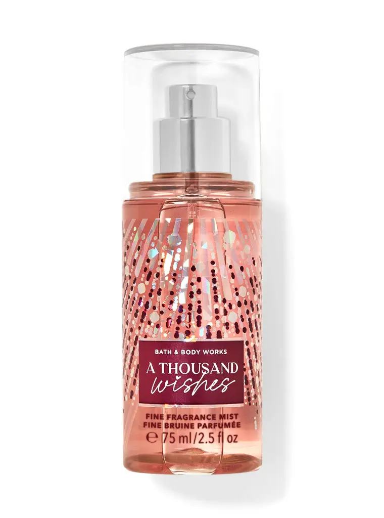 [667558216798 667556796858 667559293682] Mini Body Mist a Thousand Wishes Bath & Body Works 75 ml BBW