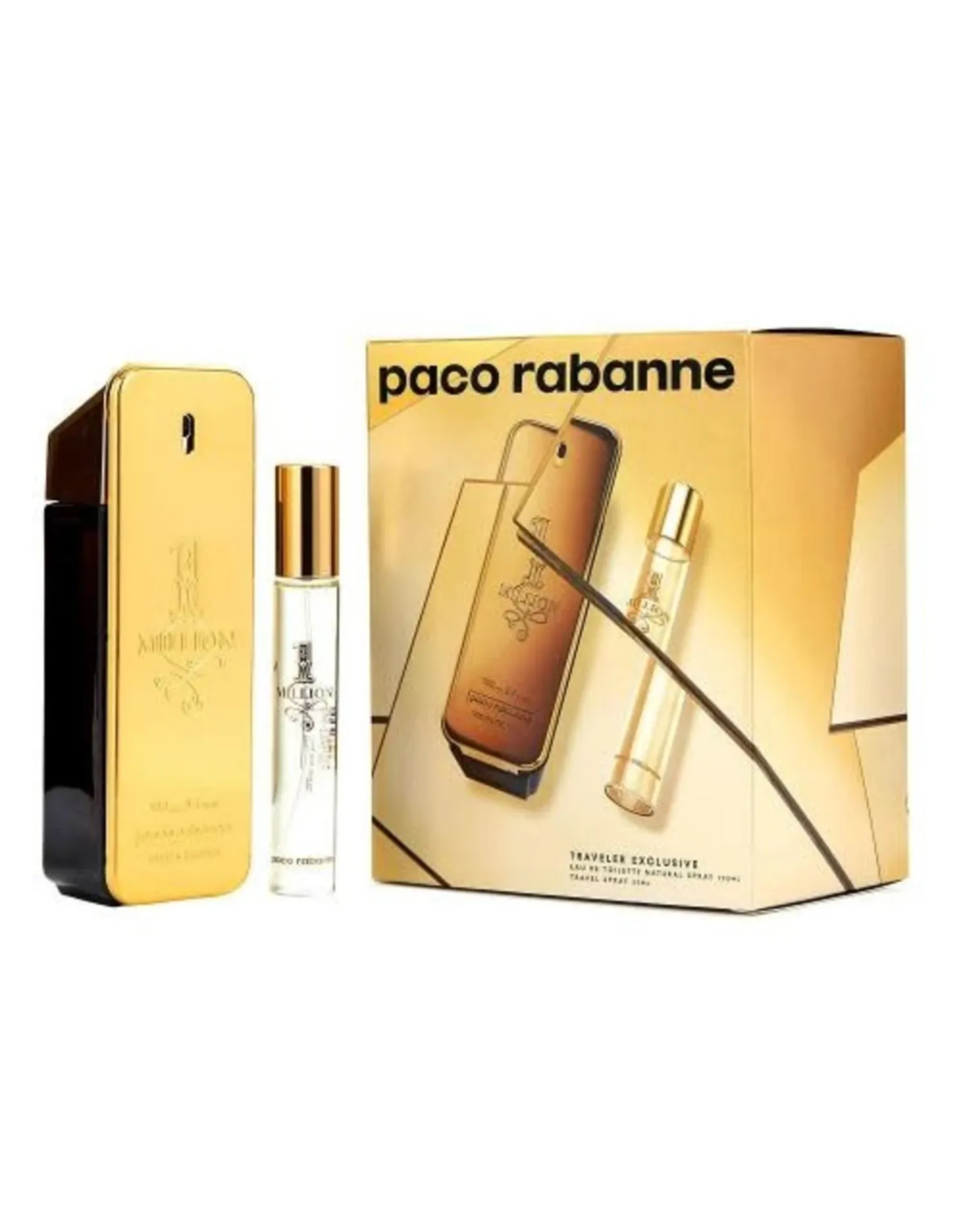 [349668642519 3349668642519 3349668625284] One Million Set 100 ml EDT Paco Rabanne Caballero