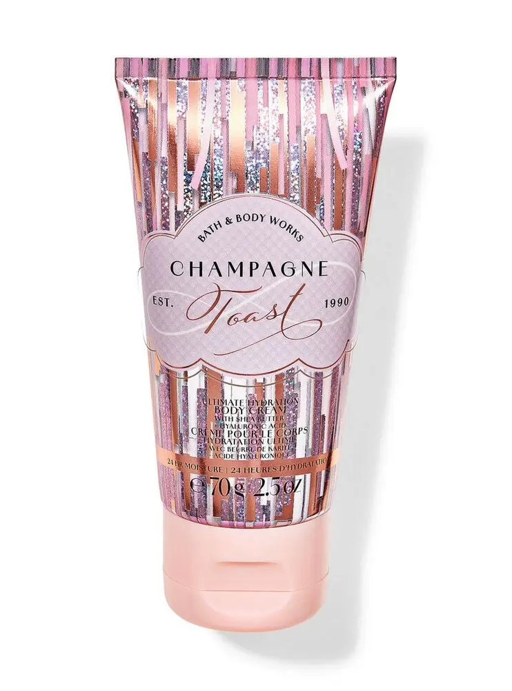 [667559292999 667659401451] Mini Body Cream Champagne Toast Bath & Body Works 70 g BBW