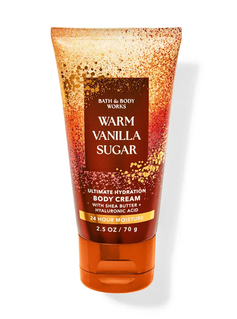 MINI BODY CREAM WARM VANILLA SUGAR 70ML BBW