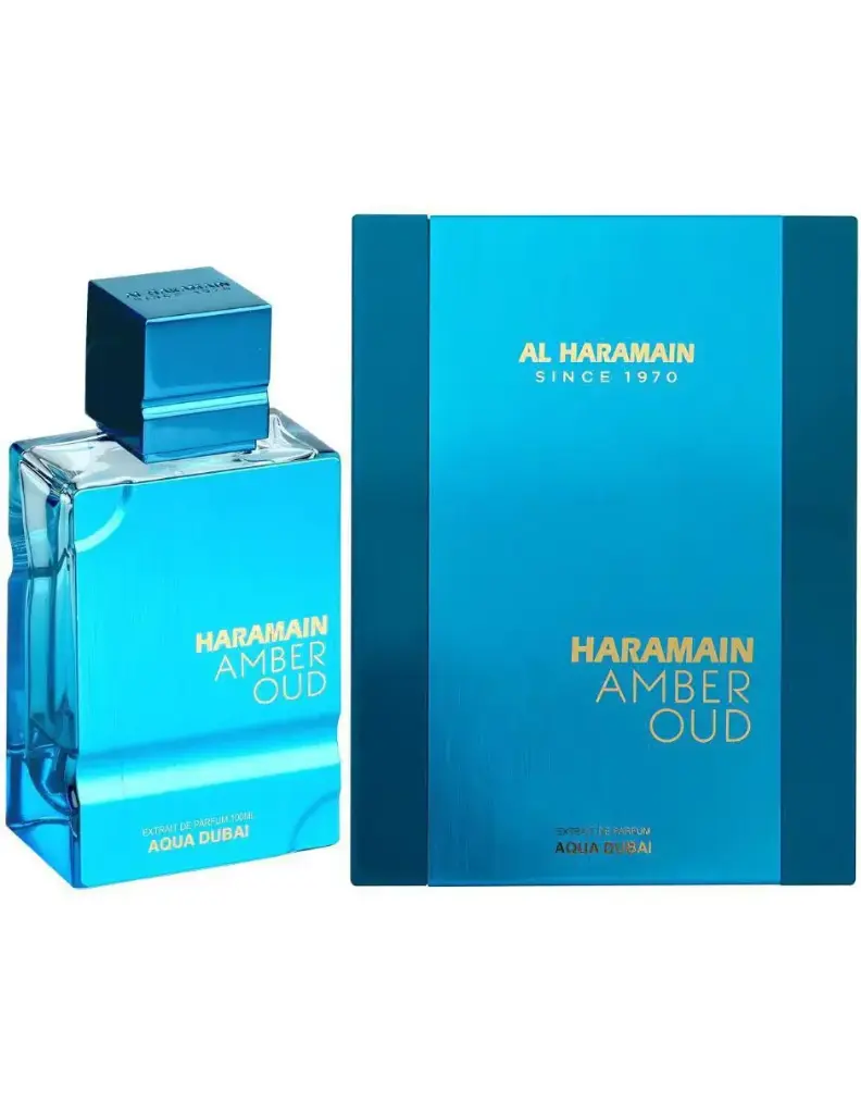[6291106814873 1176113274] Amber Oud Aqua Dubai Al Haramain 100 ml EDP Unisex