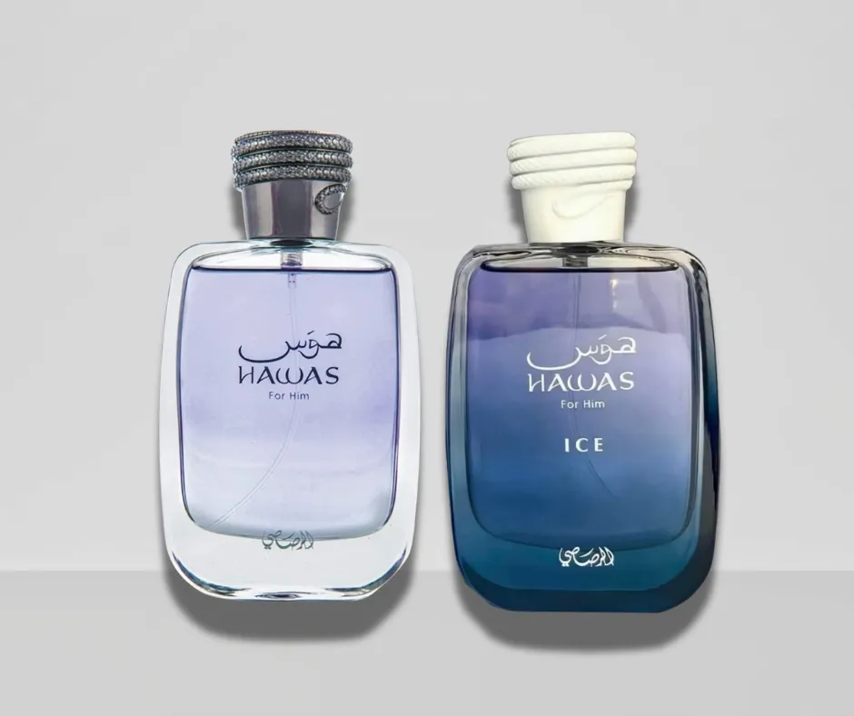 Duo Rasasi Hawas For Him 100 ml Edp+hawas Ice 100 ml EDP