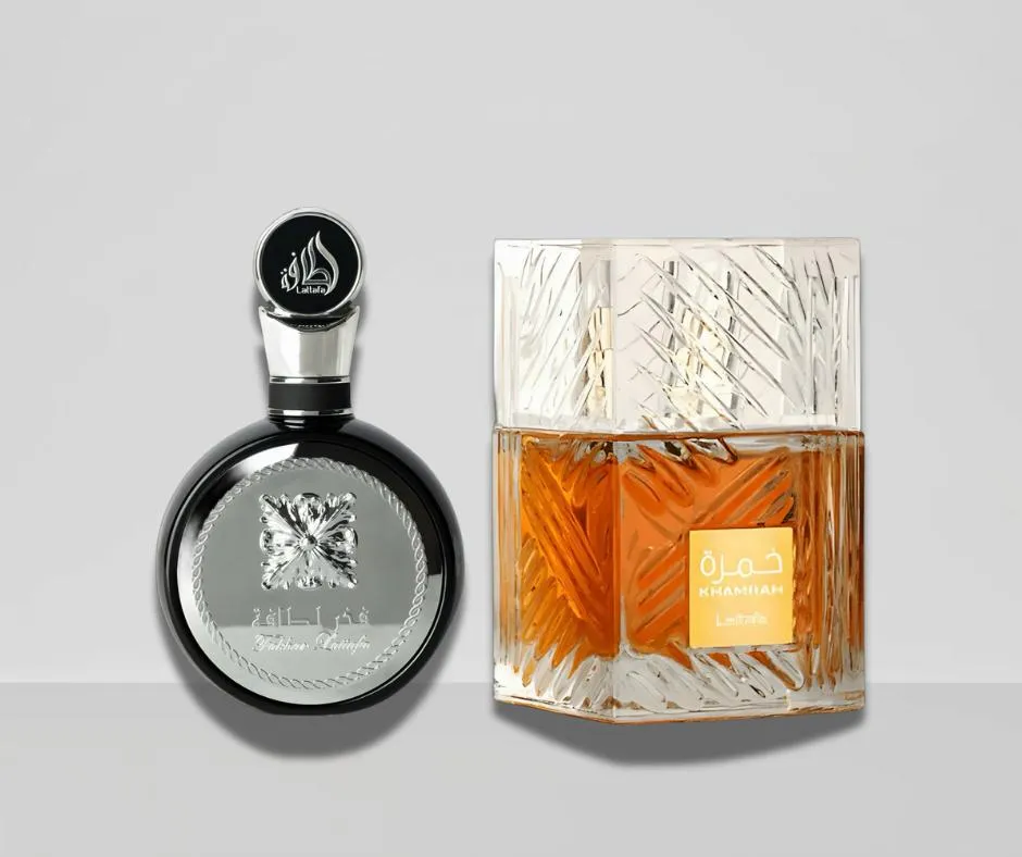 [1183296287] Duo Lattafa Fakhar Black 100 ml EDP Cab+khamrah 100 ml EDP Unisex