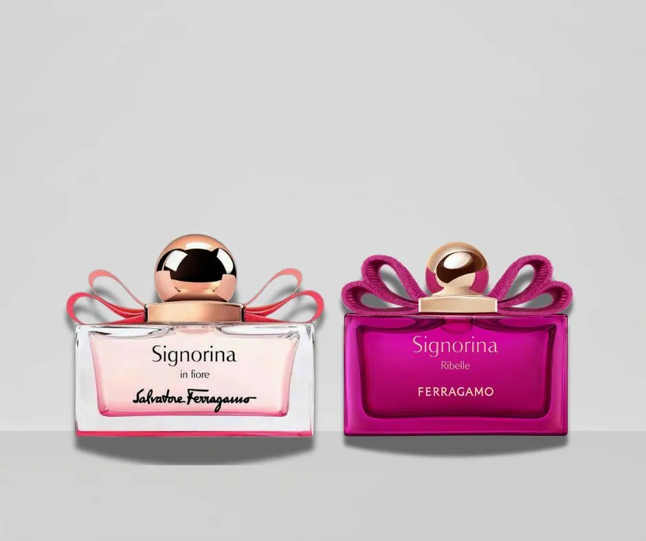 [1181794263] Duo Salvatore Ferragamo Signorina In Fiore 100 ml Edt+ribelle 100 ml EDP Dama