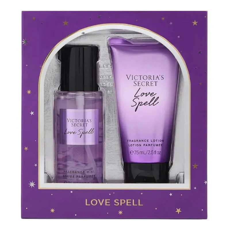 Mini Set Love Spell Victoria´s Secrets Body Mist+lotion Dama