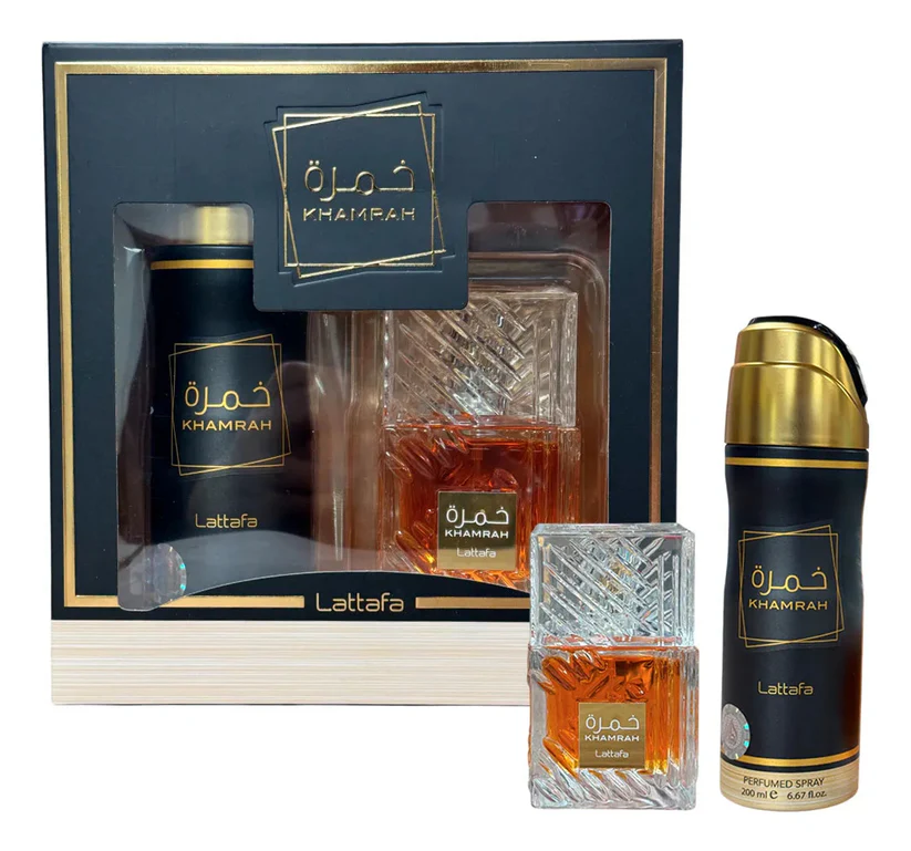 [6290362345794] Khamrah Set Lattafa 100 ml EDP Unisex