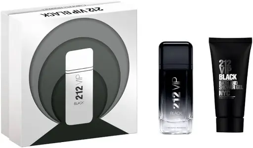 [8411061065167 8411061074886  8411061045725] 212 VIP BLACK SET 100ML EDP CAROLINA HERRERA CABALLERO 
