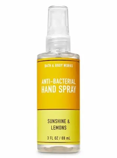 [667554843936] HAND SPRAY ANTIBACTERIAL SUNSHINE & LEMONS 88ML BBW