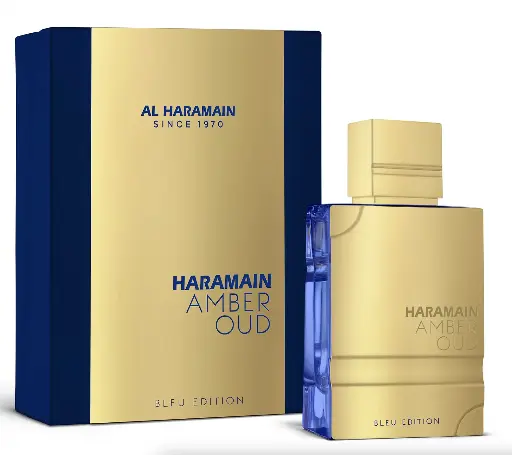 [6291100130146 1113854789] AMBER OUD BLEU 100ML EDP HARAMAIN UNISEX