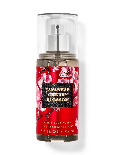 [667554782587 667559116905 667539384508 667556246537] MINI BODY MIST JAPANESE CHERRY BLOSSOM 70ML BBW