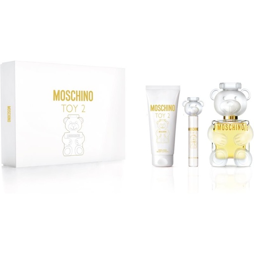 [8011003879526 8011003885657 8011003889419] TOY 2 SET MOSCHINO 100ML EDP DAMA