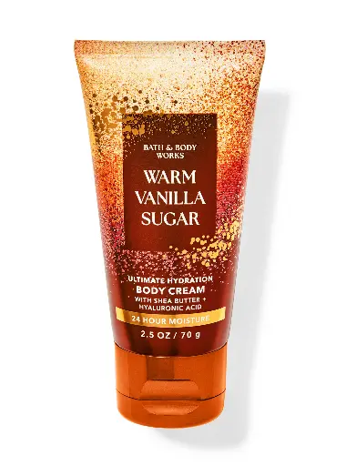 [667659347001] MINI BODY CREAM WARM VANILLA SUGAR 70ML BBW